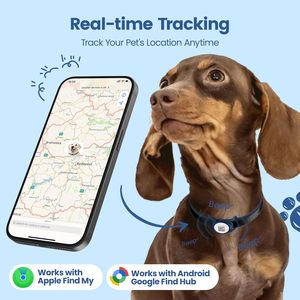 PawView - Localizador Inteligente para Perros, Bluetooth, Ubicación en Tiempo Real, Collar GPS para Mascotas con Soporte para Código QR para iOS y Android - Product Image 2