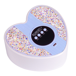 Lámpara de Uñas LED UV Eléctrica Profesional <span class=keywords><strong>SUN</strong></span> BT-7 de 288 W, Forma de Corazón, Fuentes de Luz Duales, 45 LED, Secador de Uñas con Sensor Automático - Product Image 3