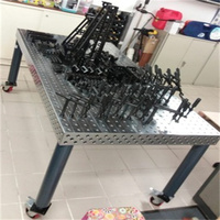 Table de soudage 3D YAHANDA avec durcissement au nitride uniforme, kits de positionnement complets, garantie 1 an pour véhicules utilitaires à énergie nouvelle