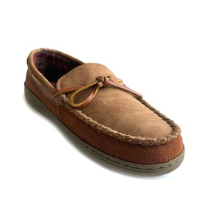 Dernier design, chaussures mocassins pour hommes en <span class=keywords><strong>daim</strong></span> de vache et cuir PU, semelle souple en TPR, style décontracté - Product Image 2