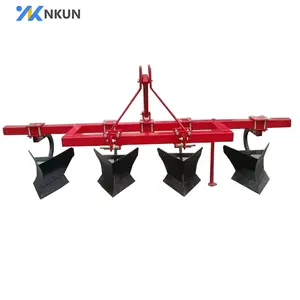 Farm ploughing machine tractor mounted furrow ridger plough