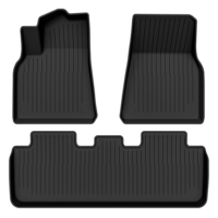 Tapis de sol de voiture 3D en TPE au design innovant, insonorisant et résistant à la chaleur, avec garantie de 3 ans, pour Tesla MODEL Y
