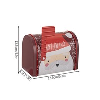 Bloom Ecológico Navidad Hojalata Buzón Regalo y Cajas de dulces Adornos Decoraciones festivas