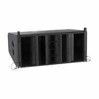 CVR Pro Audio W-310 Active Line Array 1000W 3 voies Double 10 pouces avec caisson de basses de 18 pouces