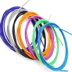 Metalldraht PVC-Bekleidungslinie Waschlinien starker langlebiger Stahlkern Kunststoff beschichtetes Seil Wäsche-Trockner Kleidung-Trocknungslinie grün