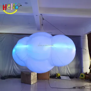 Lighted Inflatable Led Balloons Lighting Inflatable Hanging Cloud Balloon/ceiling Air Balloon Cloud With LED Lights
