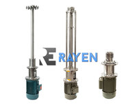 Mélangeur industriel à cisaillement élevé pour poudres et liquides, en acier inoxydable, de 100L à 2000L, pour mélange par lots