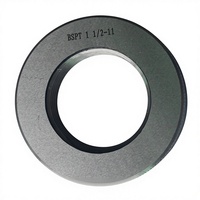 Jauge d'anneau fileté NPT en acier GCr15, norme GB/T 3934/ISO1502, haute précision, taille personnalisée avec certificat de calibration