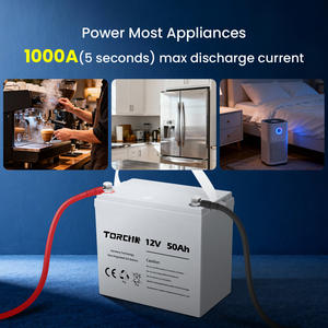 Batería de Gel Recargable de 12V 50Ah, Batería de Gel de Alta Temperatura y Larga Duración, Batería UPS VRLA, Batería de Gel para Sistema Solar - Product Image 4