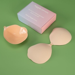 Coussinets de <span class=keywords><strong>soutien</strong></span>-<span class=keywords><strong>gorge</strong></span> invisibles en forme de coquille, sans bretelles, respirants, en éponge de silicone, auto-adhésifs, film PE, confortables, liftants, imperméables, écologiques - Product Image 1