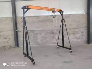 1ton 2ton 3ton thép di chuyển nâng hội thảo điều chỉnh chiều cao di động giàn cần cẩu - Product Image 3