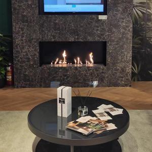 Quemador eléctrico de etanol biológico lineal, <span class=keywords><strong>chimenea</strong></span> pequeña cálida de <span class=keywords><strong>50</strong></span> <span class=keywords><strong>CM</strong></span> para invierno, decoración navideña - Product Image 4