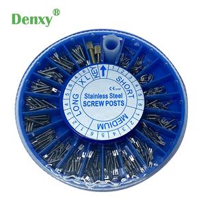 <span class=keywords><strong>Denxy</strong></span> dentale placcato oro in acciaio inox endodontico vite Post 240 pezzi e 2 chiavi materiali dentali per dentista strumento odontoiatrico - Product Image 4