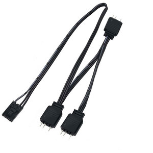 Cable de Extensión Angitu 1007 de 24 AWG, Recubierto de Estaño, Aislamiento de PVC, 300 mm, HD LL120 <span class=keywords><strong>140</strong></span>, Ventilador a 5V, 3 Pines, ARGB - Product Image 2