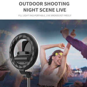 Trépied portable pour <span class=keywords><strong>selfie</strong></span> <span class=keywords><strong>Q07</strong></span> avec anneau lumineux de 6 pouces pour support de téléphone portable - Product Image 5