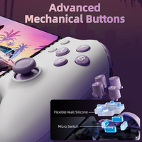 Control de Juego Móvil Cómodo y Conveniente Aolion Hall, Joystick Extensible para Android, IOS, Conexión BT, PC