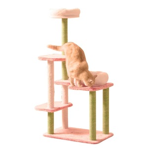 Torre de Escalada para Gatos de 5 Niveles, Moderna, Antideslizante, Resistente al Desgaste, con Textura Natural, Desmontable, para Interiores - Product Image 2