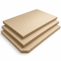 Panneau MDF standard 1245x2465mm, épaisseurs multiples 13mm/16mm/19mm, norme d'émission E1, design moderne pour la décoration de meubles