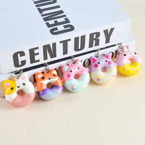 CHENXI Mix Donuts Slow Rising PU <b>Balls</b> Stress Relief Toys DIY Bag Pendant Keychain <b>Squeeze</b> Animal Squishy Toy 5.5cm Unisex - Product Image 2