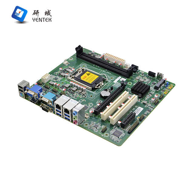 B75 Industrial Micro Atx Motherboard LGA1155 DDR3 DIMM Double VGA HD PCIe X16 PCIe X4 PCI 2 LAN 6 COM