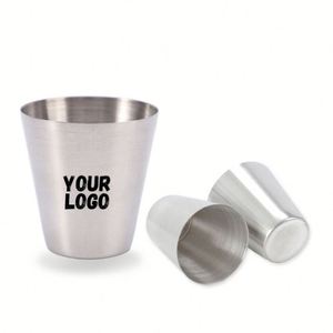 Gobelets à shot en acier inoxydable de 1 oz, verres à shot en métal pour le camping, les voyages, le café, le thé, le whisky, les spiritueux, les articles de bar, cadeau - Product Image 1