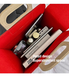 <span class=keywords><strong>Borse</strong></span> Tote in Feltro di Lusso Personalizzabili con Logo, Grande Capacità, Riciclabili e Portatili, Ideali per Shopping e Regali - Product Image 5