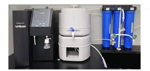 Laboratorio de química analítica Sistema de filtro de agua de ósmosis inversa DI + RO 18.2MΩ.cm Maquinaria de tratamiento de agua ISO - Product Image 4