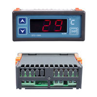 Thermostat numérique LED STC-100A AC 220V, contrôleur de température, chauffage, refroidissement, incubateur, capteur NTC 2M type K