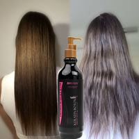 Traitement à la kératine organique pour cheveux, usage professionnel, BOTOX capillaire, fini soyeux et lisse, restaure et répare les cheveux abîmés