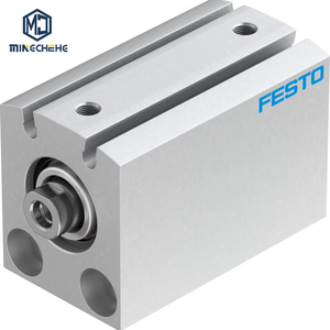 Cylindre pneumatique compact ADVC-20-25-I-P-A ADVC-20-10-I-P-A à double action avec détection de position pour l'automatisation - Product Image 1