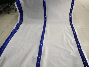 Chine Prix <span class=keywords><strong>de</strong></span> gros personnalisé FR PE feuille d'échafaudage et bâche Leno pour la construction bâtiment Wrap enceinte bâche bâche - Product Image 3