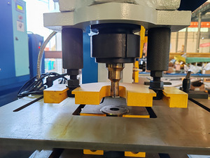 中国製 手動パンチング・シャーリングマシン 機械式 QA32 油圧鉄工機 - Product Image 4