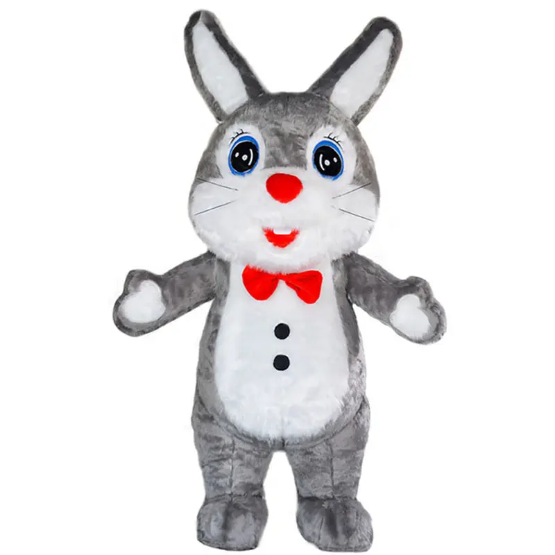 High Quality Hot Sales Inflatable Bunny Mascot Costume Customized Suit Bunny Anime Cosplay Adult Unisex Animal Inflatable Outfit