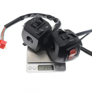 Universele 22Mm Motorfiets Handvat Schakelaars Voor Pulsar Ns200 Inclusief Smoorhoorn Richtingaanwijzer Koplamp Elektrische Startschakelaar - Product Image 6