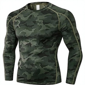 Men's Compression Long Sleeve Performance Shirt Premium Quick Dry Compression Base <b>Layer</b> <b>Top</b> Men's Athletic Compression Training - Product Image 1