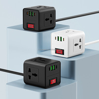 Adaptateur de voyage multifonctionnel de vente chaude TYPE C chargeant la bande d'alimentation de chargeur d'USB pour l'ordinateur portable caméra PC utilisé