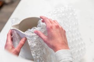 <b>Max</b> <b>Strength</b> Recyclable Air Bubble Film Wrap for Moving & Shipping 60 FT Heavy Duty Protection - Product Image 2