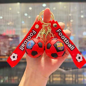 DAMAI Party Plastic Football Team Keychains Party Decor Creative Football Shape Key <b>Rings</b> Buckles Customizable - Product Image 2