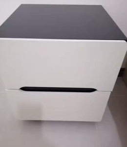 เฟอร์นิเจอร์ไม้สมัยใหม่ โต๊ะข้างเตียงสีขาวดำ ตู้ข้างเตียง - Product Image 4