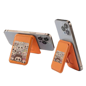 Portefeuille en cuir PU de nouvelle conception pour hommes, portefeuille <span class=keywords><strong>magsafe</strong></span> avec support, porte-cartes de crédit pour iPhone 12-17 Pro Max Series, porte-carte d'identité - Product Image 1