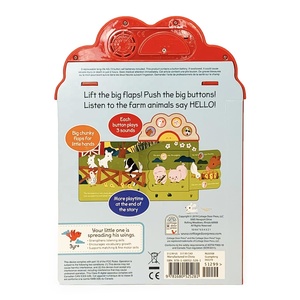 Libro de Sonidos Lift-<span class=keywords><strong>a</strong></span>-Sound, <span class=keywords><strong>12</strong></span> Sonidos y 5 Grandes Solapas |   Libro Educativo Interactivo sobre Vehículos para Niños - Product Image 3