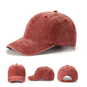 Gorra de Béisbol de Mezclilla de Algodón de 6 Paneles de Estilo Retro de Nuevo Diseño, Visera Curva, Logotipo Personalizado, Gorras de Papá Lavadas Unisex con Hebilla de Metal - Product Image 6
