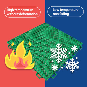 Lồng vào nhau gạch lát sàn cho trong nhà/ngoài trời sử dụng-bóng bàn Futsal đa-thể thao tòa án chống trượt thân thiện với môi chất liệu PP - Product Image 3