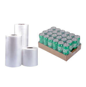 Pellicola Termoretraibile Trasparente in Polietilene <span class=keywords><strong>90</strong></span> PE, Fogli di <span class=keywords><strong>Film</strong></span> Plastico per Imballaggio - Product Image 1