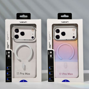 Coque de téléphone magnétique antidéflagrante pour <span class=keywords><strong>iPhone</strong></span> 17 Series Transparent Glitter Protective Back Covers - Product Image 4