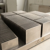 Dissipateur thermique en aluminium haute performance |   Ailettes de refroidissement usinées CNC |   Gestion thermique anodisée
