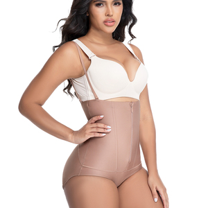 Wholesale Sculpt Breathable Eco-Friendly Shapewear Shorts High Waist Cincher Brief <b>Tummy</b> Tucker Medium <b>Control</b> Shapewear Panties - Product Image 3