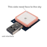 Receptor de montaje remoto USB GPS Dongle, antena magnética de navegación 8th, Chip nuevo para ventana, Raspberry Pi, Linux, G-mouse, USB, 2 unidades