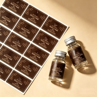 Étiquettes personnalisées en vinyle imperméable pour flacons de peptides, prix de gros, pour emballages de suppléments cosmétiques et de poudres de peptides de 2 ml et 10 ml