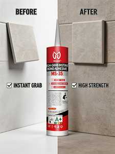 Adesivo da Costruzione INGADA MS-35 ad Alta Aderenza e Presa Istantanea 300ml Forte Tenuta Iniziale Durevole e di Lunga Durata - Product Image 3